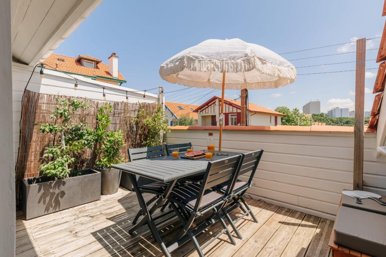 شقة Little Bibi Terrace - Cote Des Basques And Private Garage بياريتز المظهر الخارجي الصورة