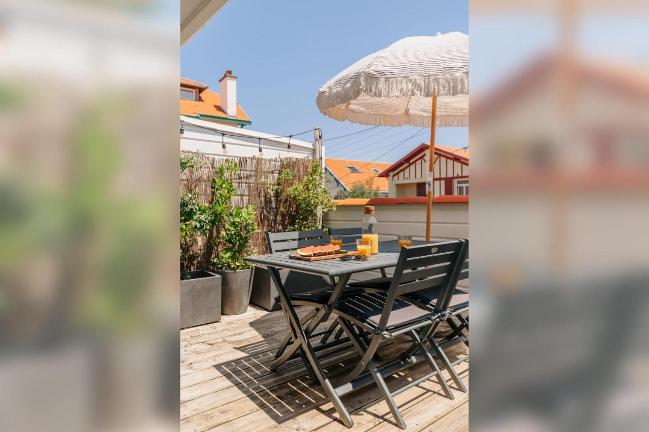 شقة Little Bibi Terrace - Cote Des Basques And Private Garage بياريتز المظهر الخارجي الصورة